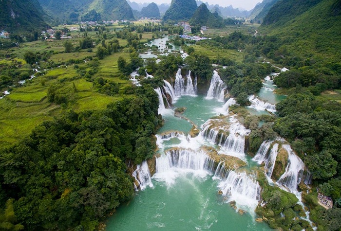 belles randonnées nord vietnam cascade ban gioc